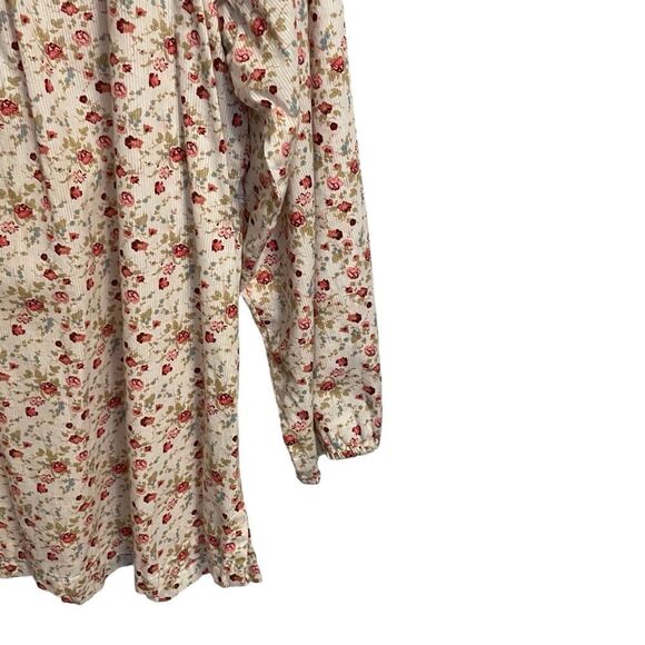 Brit & Bridle Long Sleeve Floral Blouse Size 2X - Picture 5 of 8
